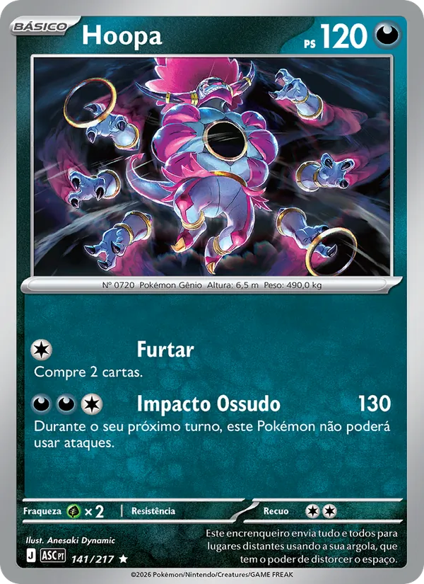 Hoopa Heróis Excelsos 141/217