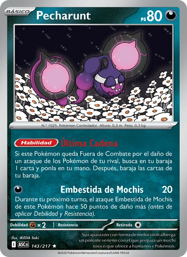 Pecharunt Héroes Ascendentes 143/217