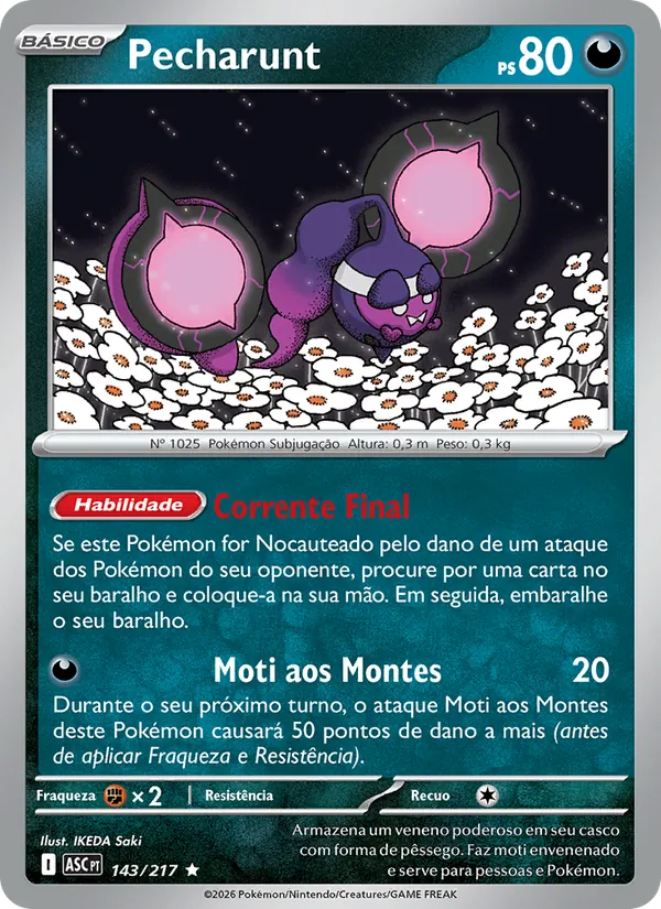 Pecharunt Heróis Excelsos 143/217