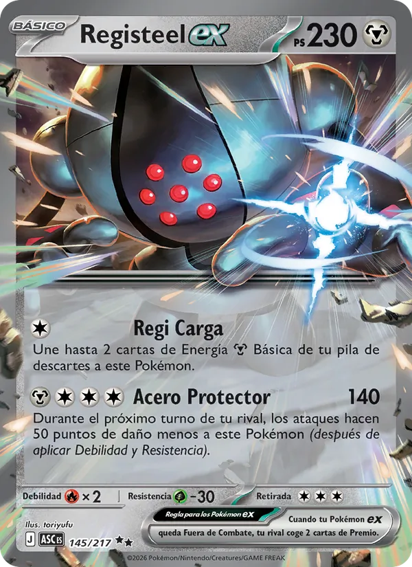 Registeel ex Héroes Ascendentes 145/217