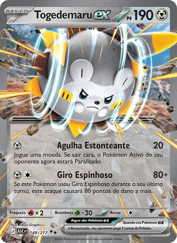 Togedemaru ex Heróis Excelsos 149/217
