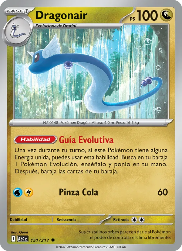 Dragonair Héroes Ascendentes 151/217