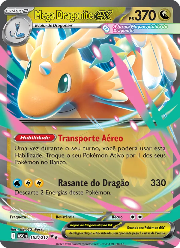 Mega Dragonite ex Heróis Excelsos 152/217