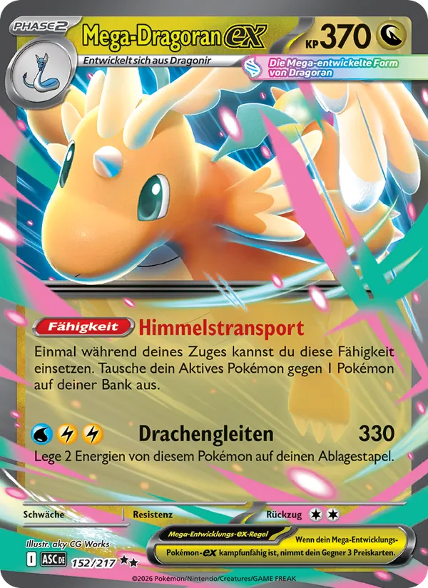Mega-Dragoran-ex Erhabene Helden 152/217