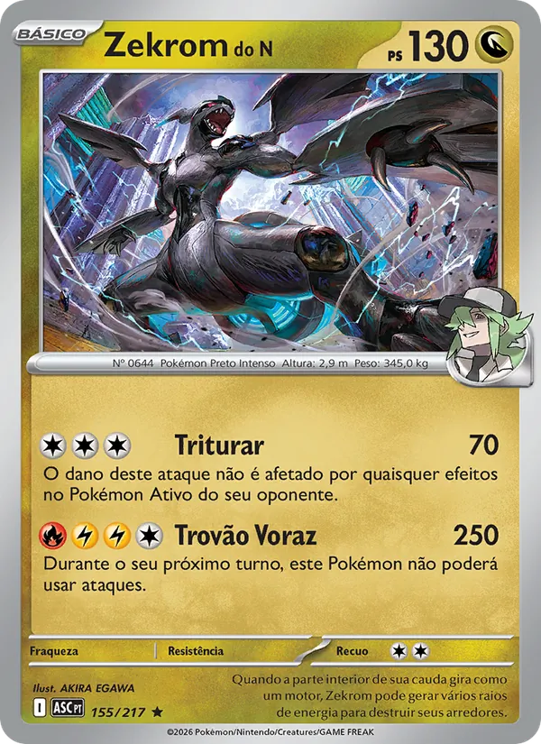 Zekrom do N Heróis Excelsos 155/217