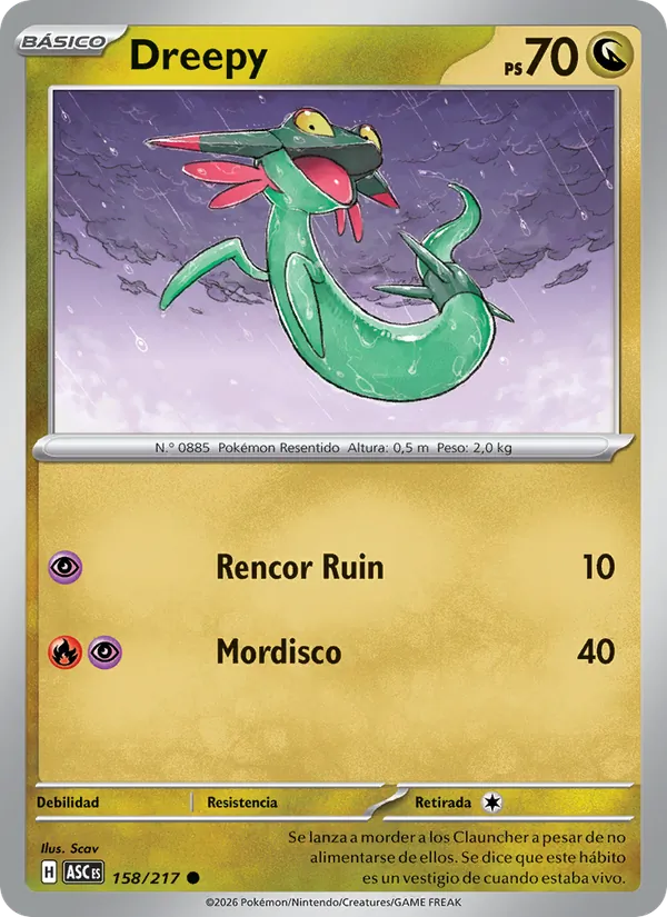 Dreepy Héroes Ascendentes 158/217