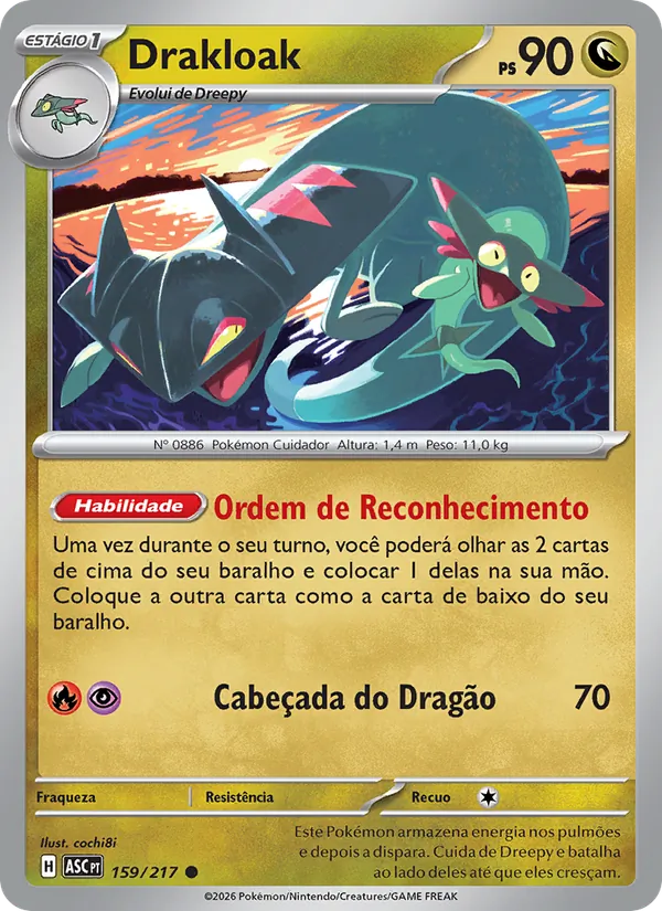 Drakloak Heróis Excelsos 159/217