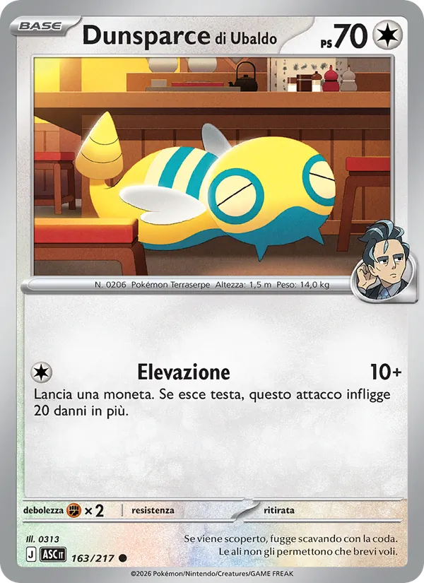 Dunsparce di Ubaldo Ascesa Eroica 163/217