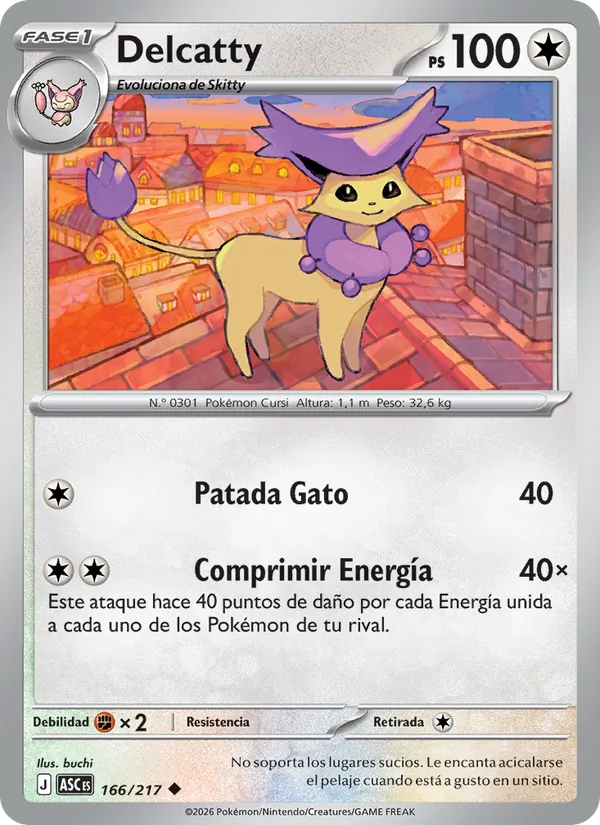 Delcatty Héroes Ascendentes 166/217