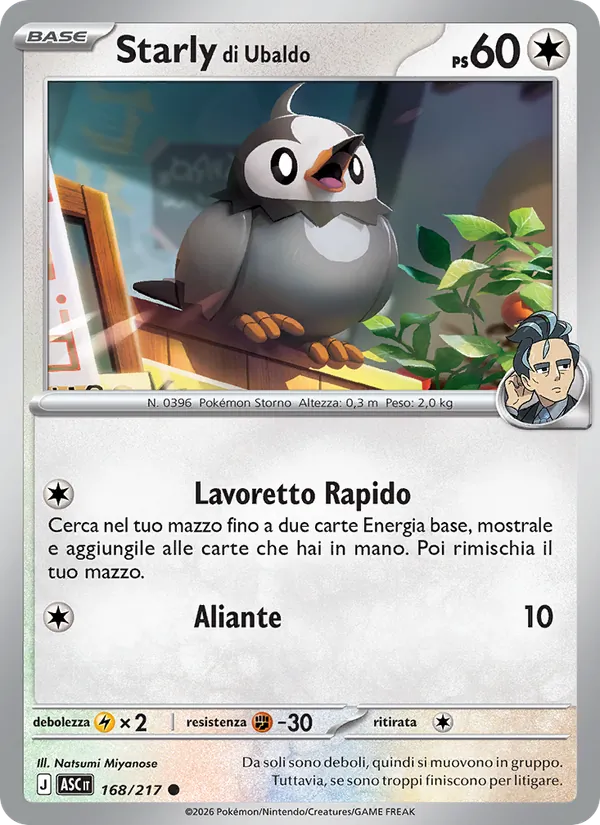 Starly di Ubaldo Ascesa Eroica 168/217