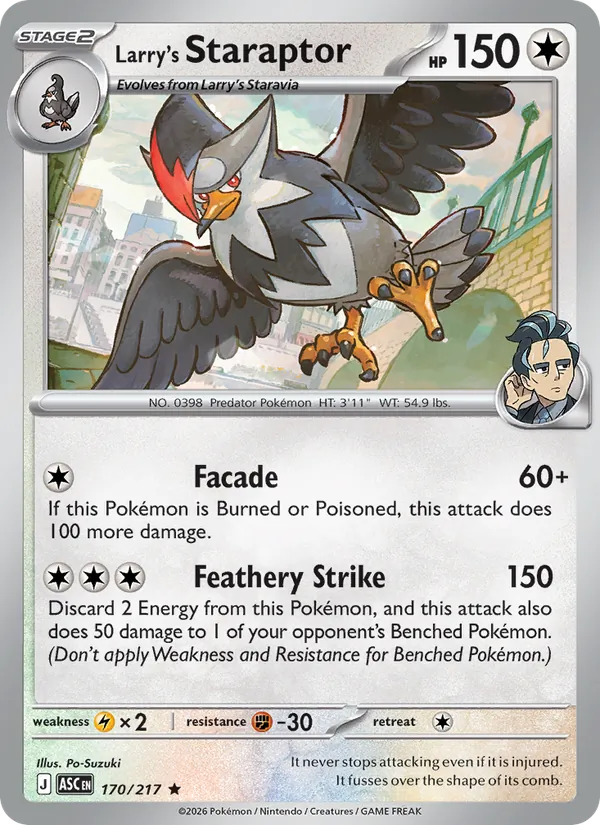 Larry's Staraptor Ascended Heroes 170/217