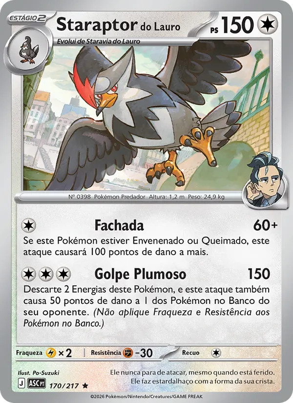 Staraptor do Lauro Heróis Excelsos 170/217