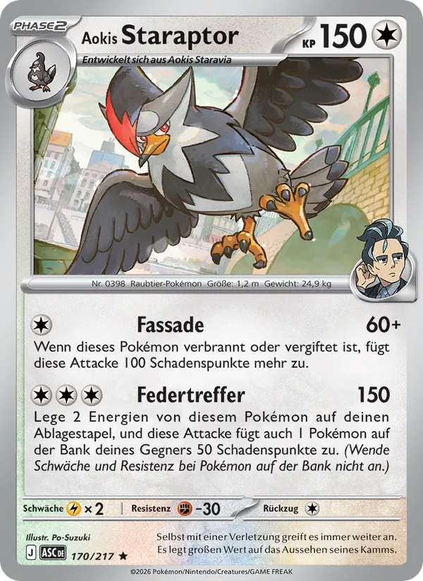 Aokis Staraptor Erhabene Helden 170/217
