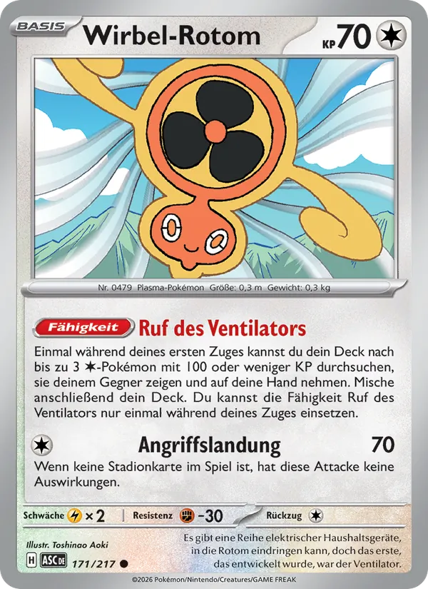 Wirbel-Rotom Erhabene Helden 171/217