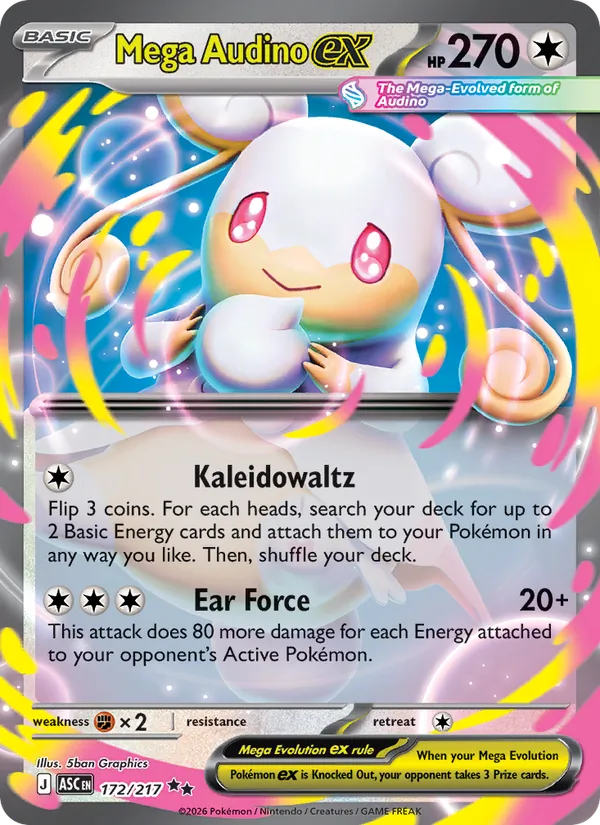 Mega Audino ex Ascended Heroes 172/217