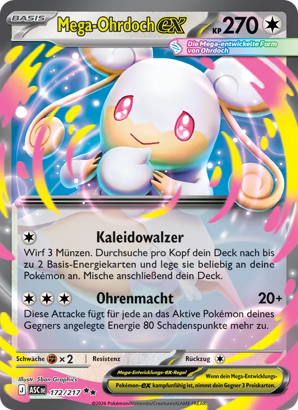 Mega-Ohrdoch-ex Erhabene Helden 172/217
