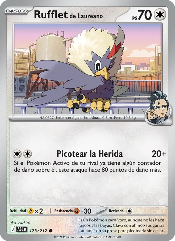Rufflet de Laureano Héroes Ascendentes 173/217