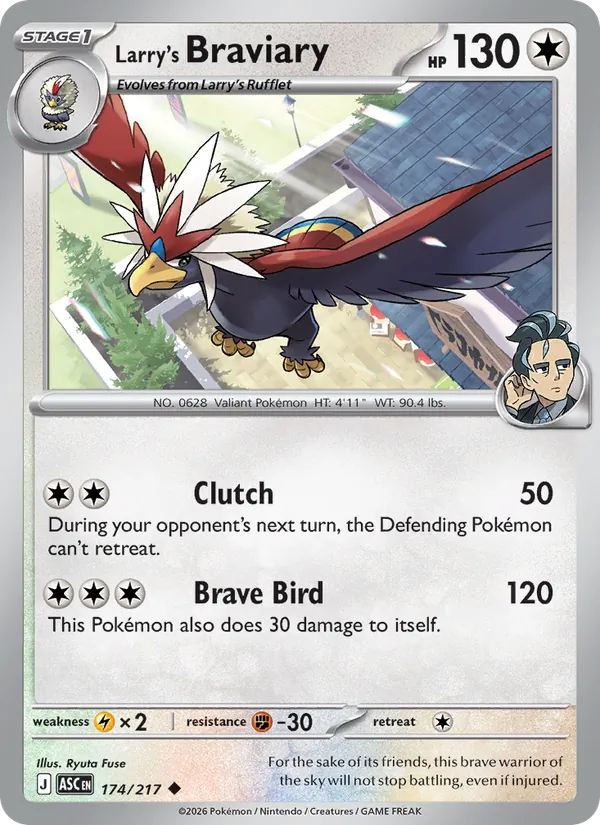 Larry's Braviary Ascended Heroes 174/217