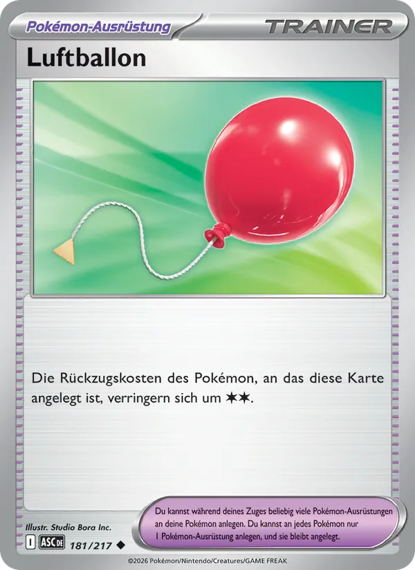 Luftballon Erhabene Helden 181/217