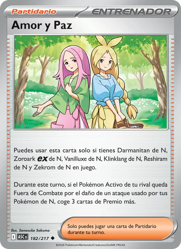 Amor y Paz Héroes Ascendentes 182/217