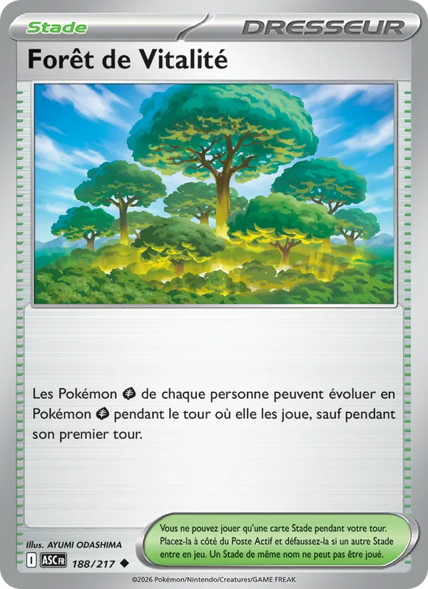 Forêt de Vitalité Héros Transcendants 188/217