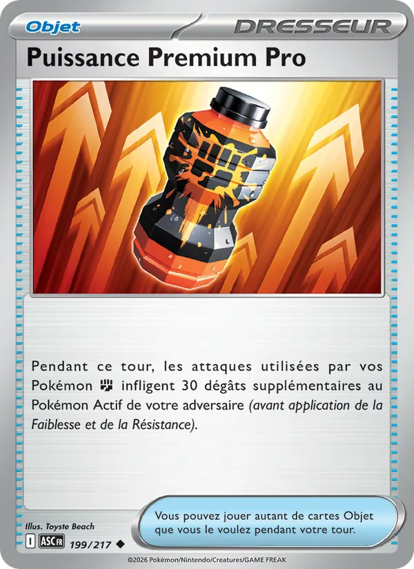 Puissance Premium Pro Héros Transcendants 199/217