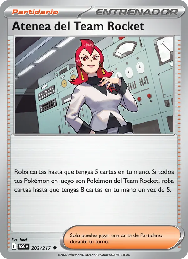 Atenea del Team Rocket Héroes Ascendentes 202/217