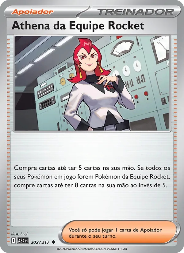 Athena da Equipe Rocket Heróis Excelsos 202/217