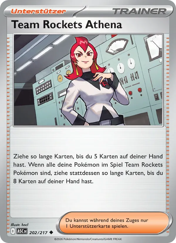 Team Rockets Athena Erhabene Helden 202/217