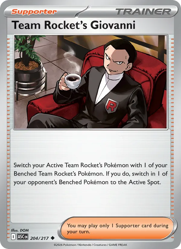 Team Rocket's Giovanni Ascended Heroes 204/217
