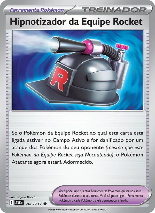 Hipnotizador da Equipe Rocket Heróis Excelsos 206/217