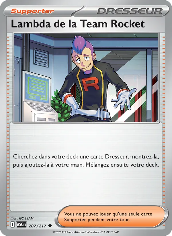 Lambda de la Team Rocket Héros Transcendants 207/217