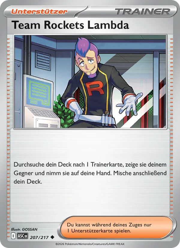Team Rockets Lambda Erhabene Helden 207/217