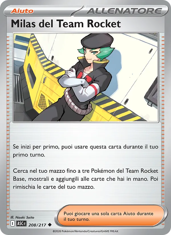Milas del Team Rocket Ascesa Eroica 208/217