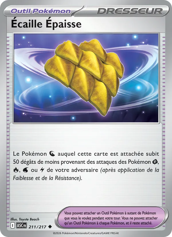 Écaille Épaisse Héros Transcendants 211/217