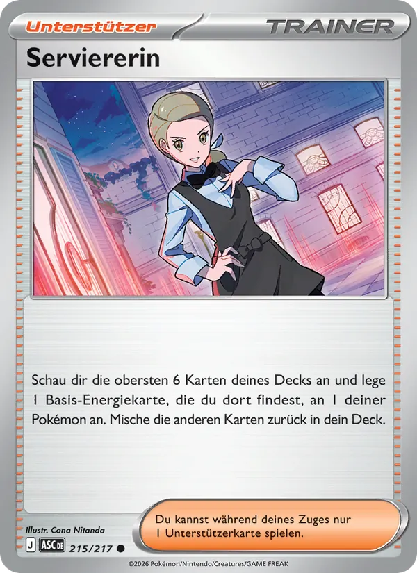Serviererin Erhabene Helden 215/217