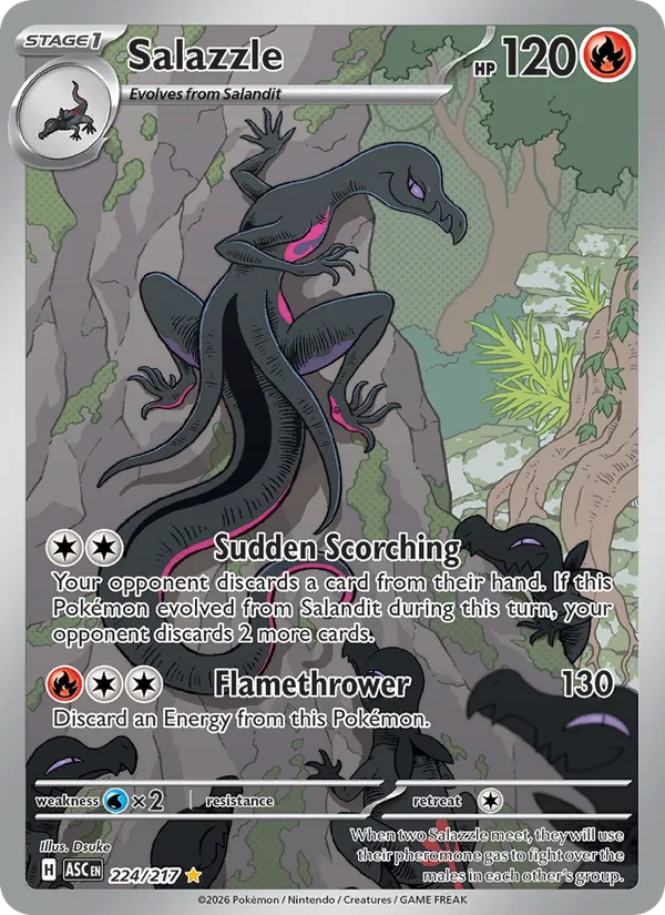 Salazzle Ascended Heroes 224/217