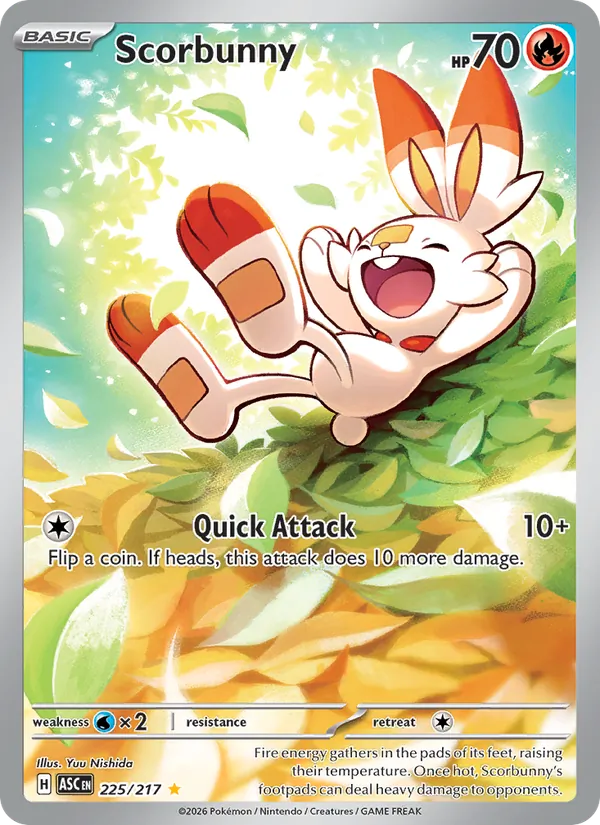 Scorbunny Ascended Heroes 225/217