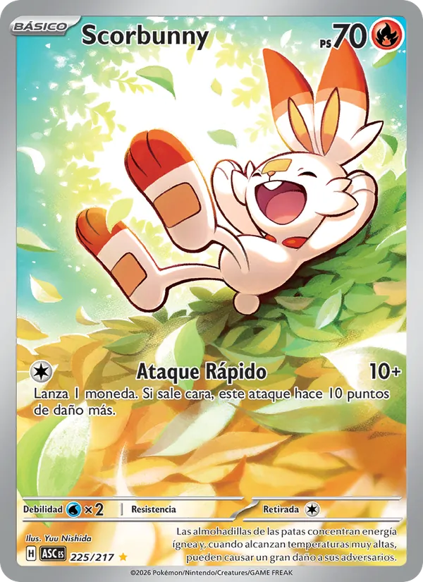 Scorbunny Héroes Ascendentes 225/217