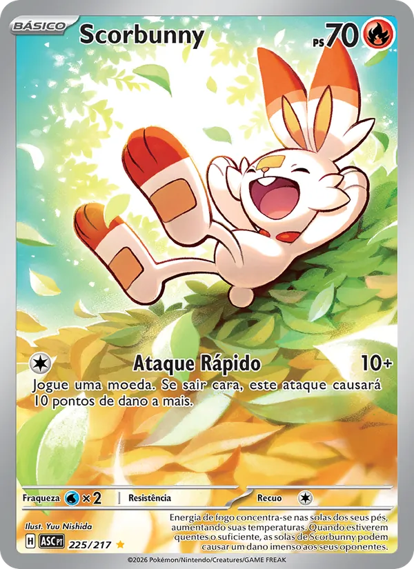 Scorbunny Heróis Excelsos 225/217