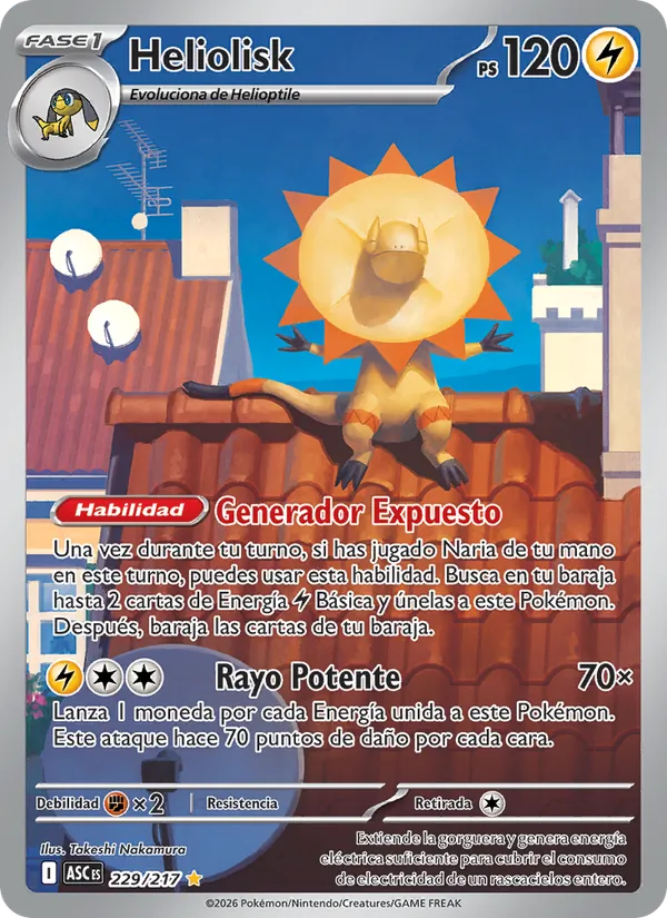 Heliolisk Héroes Ascendentes 229/217