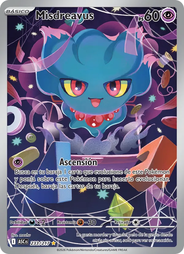 Misdreavus Héroes Ascendentes 233/217