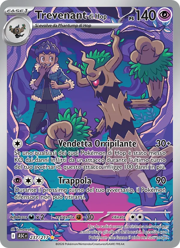Trevenant di Hop Ascesa Eroica 237/217