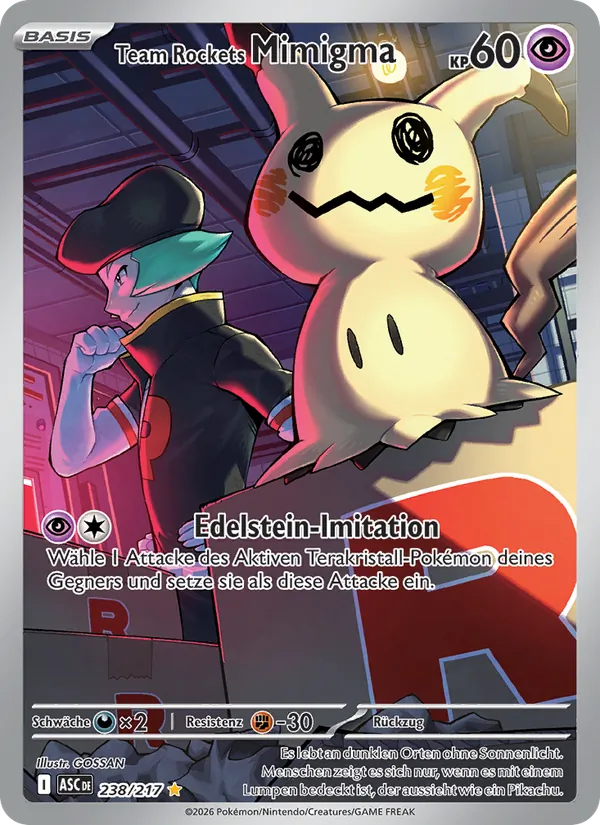 Team Rockets Mimigma Erhabene Helden 238/217