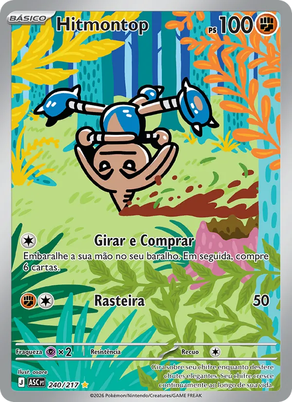 Hitmontop Heróis Excelsos 240/217