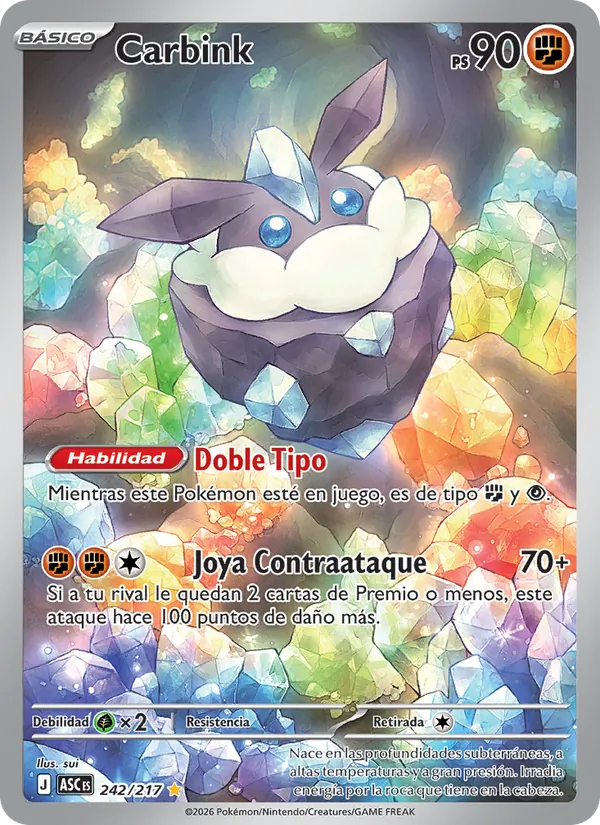 Carbink Héroes Ascendentes 242/217
