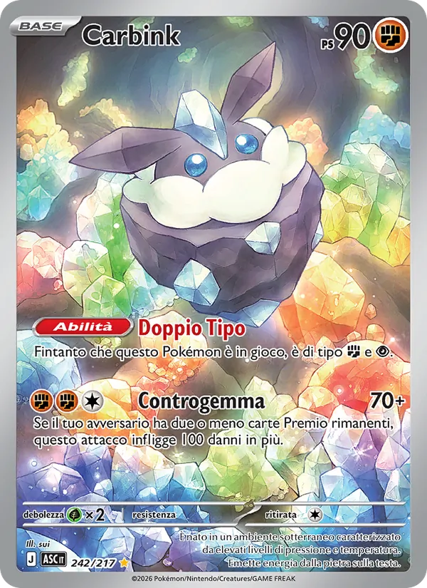 Carbink Ascesa Eroica 242/217