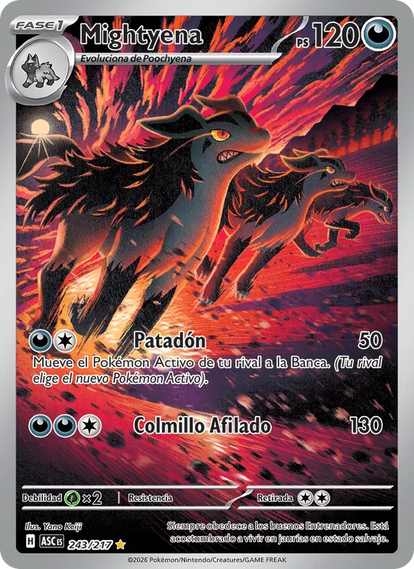 Mightyena Héroes Ascendentes 243/217