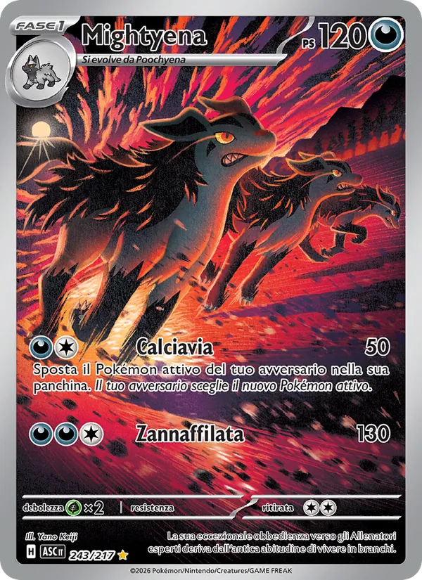 Mightyena Ascesa Eroica 243/217