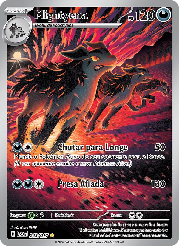 Mightyena Heróis Excelsos 243/217